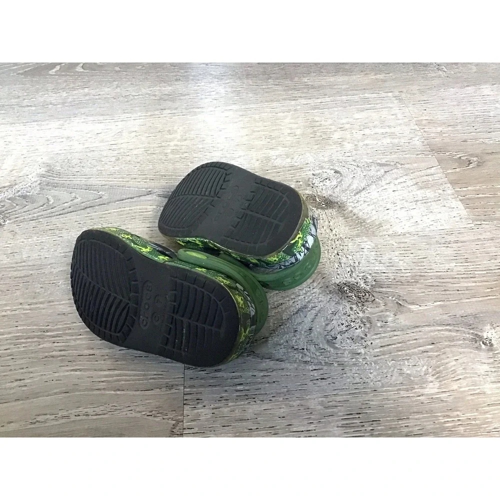 Teenage Mutant Ninja Turtles TMNT Crocs - C 7 Toddler Slip On Clogs